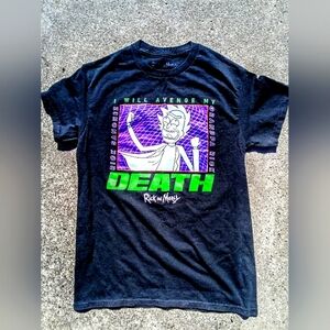 Rick and Morty Black Graphic T-Shirt
